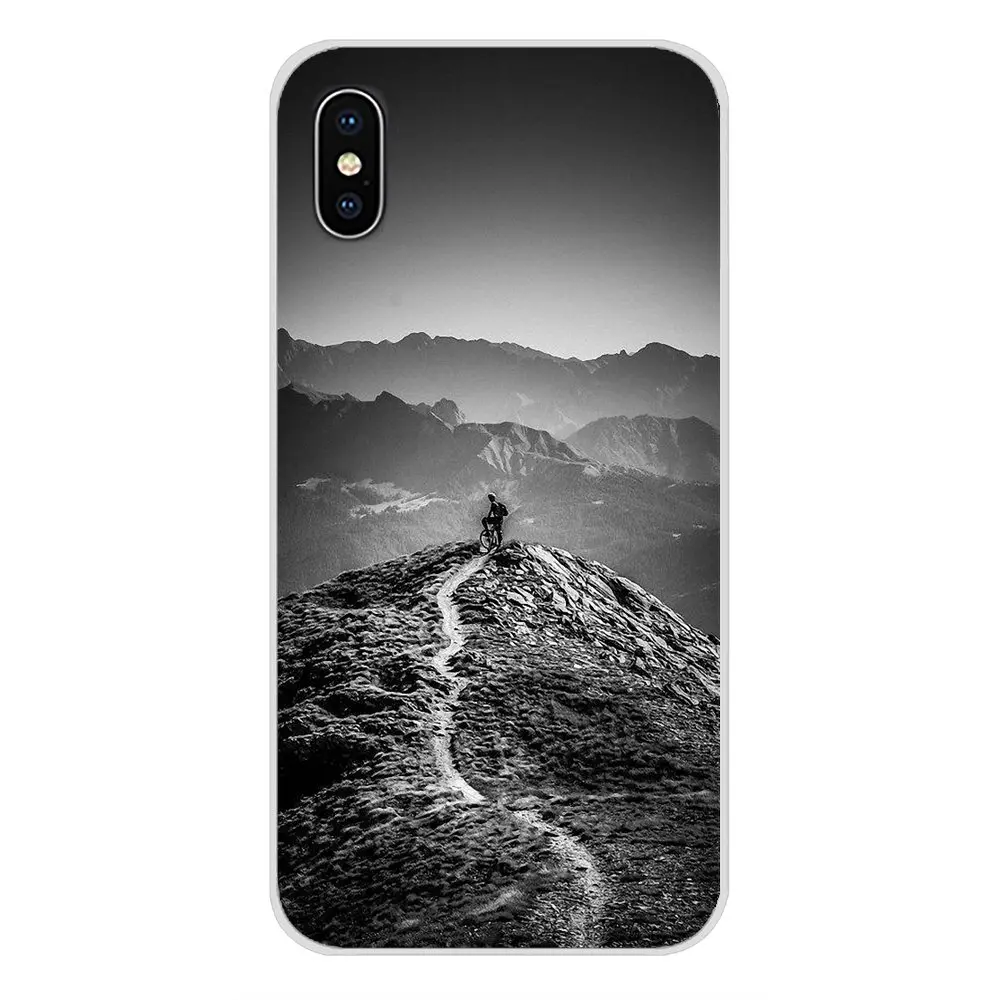 2018 горный велосипед Mtb сотовый телефон оболочка Чехлы для Apple iPhone X XR XS MAX 4 4S 5 5S 5C SE 6