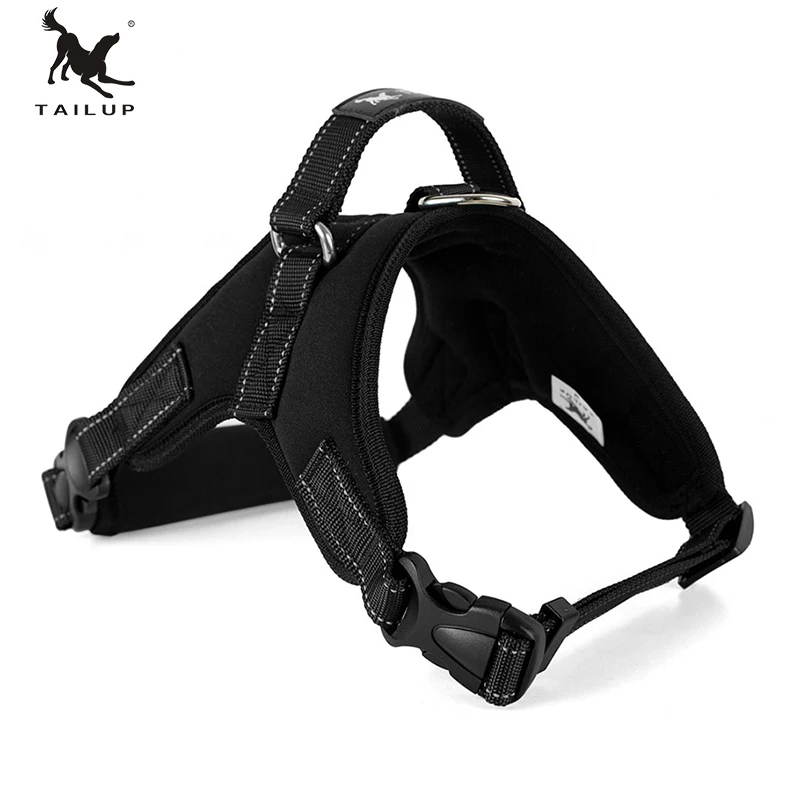 TAILUP S-XXL большая собачья шлейка полиция K9 Коллис ошейник Высокое качество