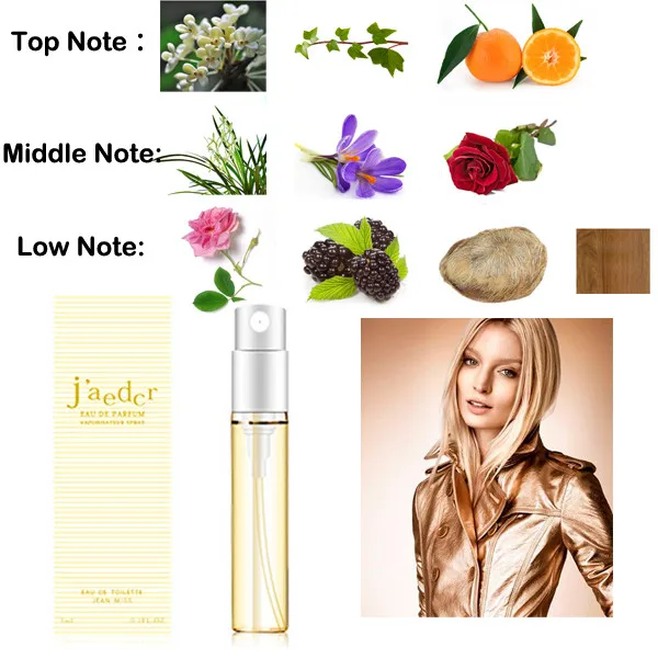 jaeder 3 мл женский Parfume бренд сексуальный Perfumeand ароматы с феромонами одеколон длительный аромат для женщин и мужчин дезодорант - Цвет: jaeder