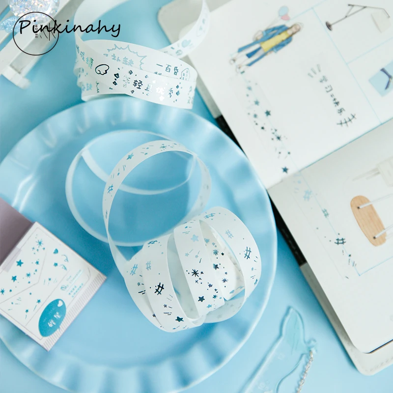 Звездное небо звезды пуля журнал васи лента Лазерная позолота декоративная