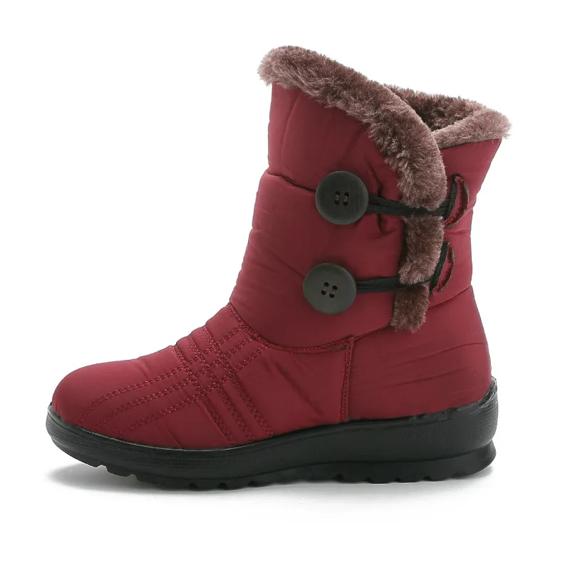 Fujin/зимние ботинки Новинка 2020 года Классические замшевые женские зимние Ботинки