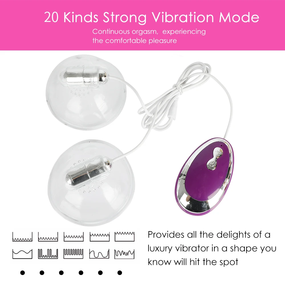 Массажер для сосков и груди 20 скоростей|Вибраторы| |