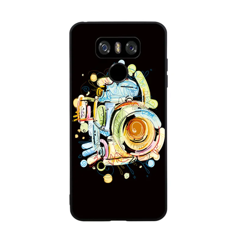 Новый Ясный Чехлы для LG G5 G6 случае все матовый мягкий силиконовый черный задняя