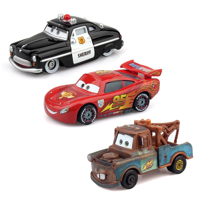 Pixar CARS 2 игрушка Этал DieCasti автомобиля сплав классический автомобиль Die нет: 95 шериф