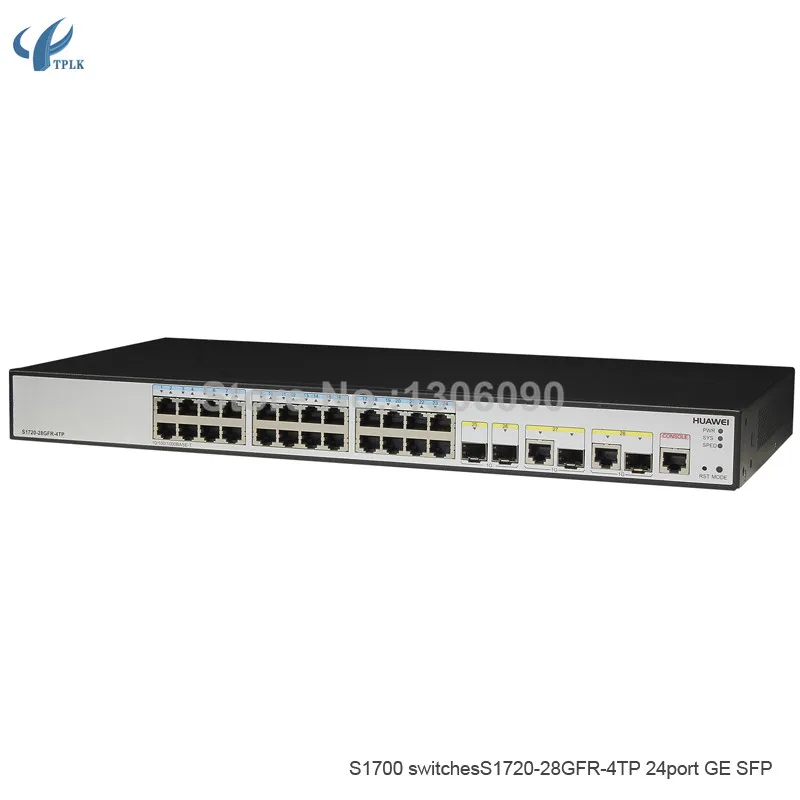 Huawei s1720 28gfr 4tp 24 гигабитных порта + 4 Gigabit SFP управления сетью коммутаторы|sfp port|huawei