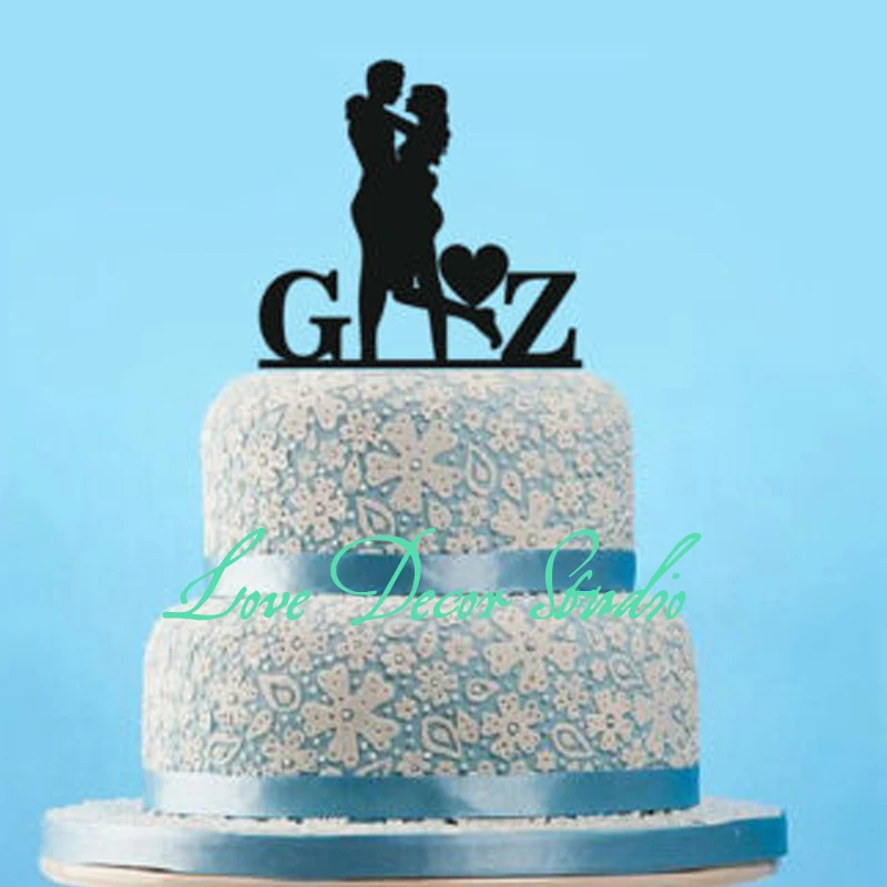 

Wedding Cake Topper Mr & Mrs Personalized with Last Name, Acrylic Cake Topper
