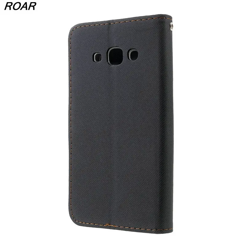For Samsung J3 Pro Case Roar KOREA Diary Wallet Stand Twill PU Leather Phone Flip Cover for Galaxy J3110 | Мобильные телефоны и