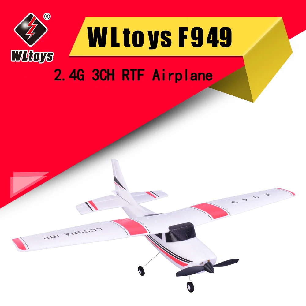WLtoys F949 CESSNA 182 2 4G 3CH самолет с неподвижным крылом летательный аппарат для игр на