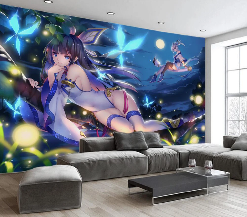 Decorative wallpaper Game characters theme background wall painting | Обустройство дома