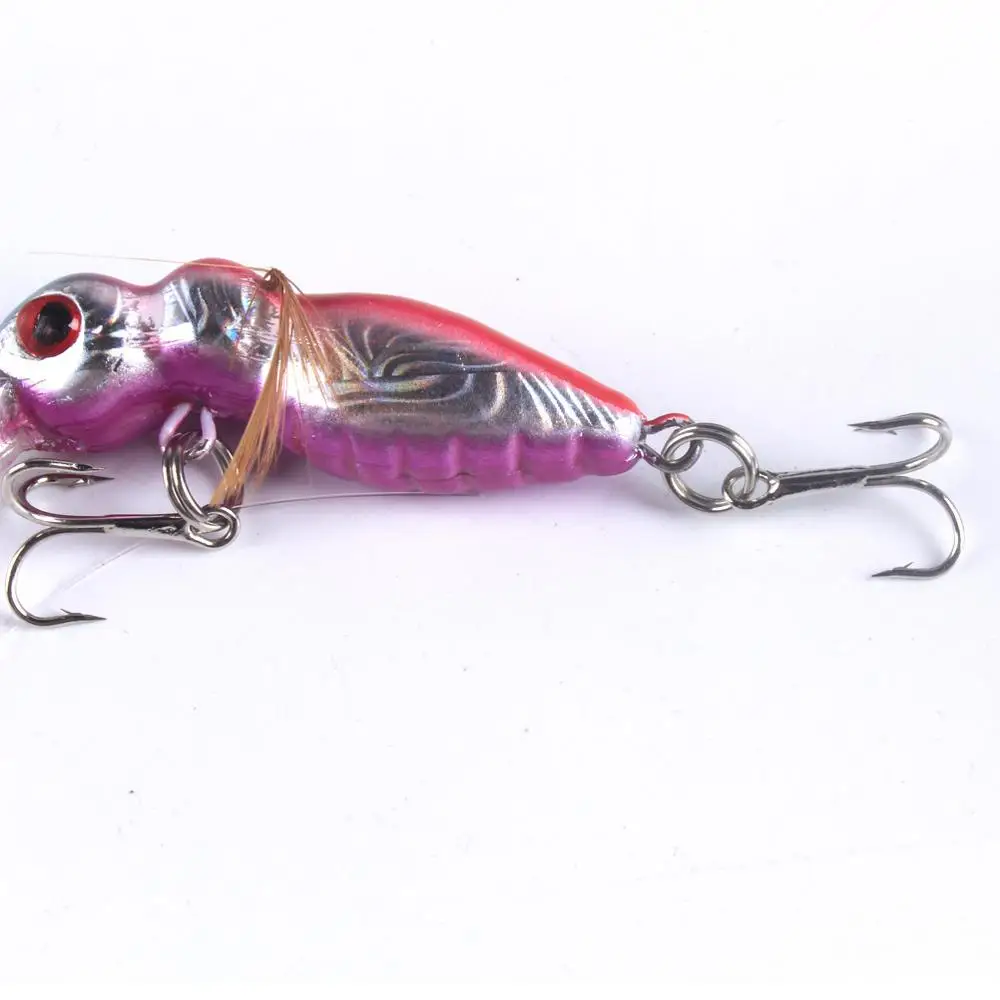 1pcs Mini Minor 3.4g/4.5cm insect fishing grass carp cockroach bionic bait | Спорт и развлечения