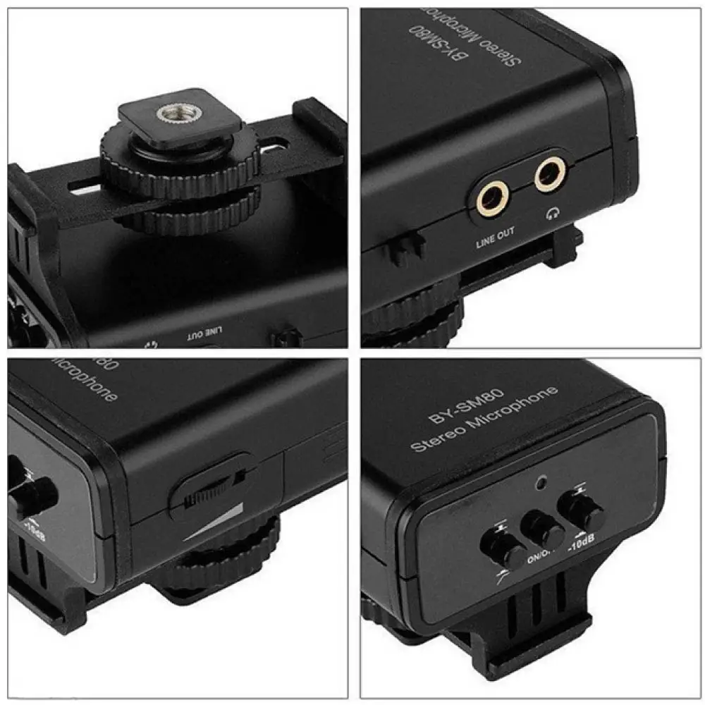 BOYA Bi directional Stereo видео микрофон + лобового стекла для Canon цифровых зеркальных