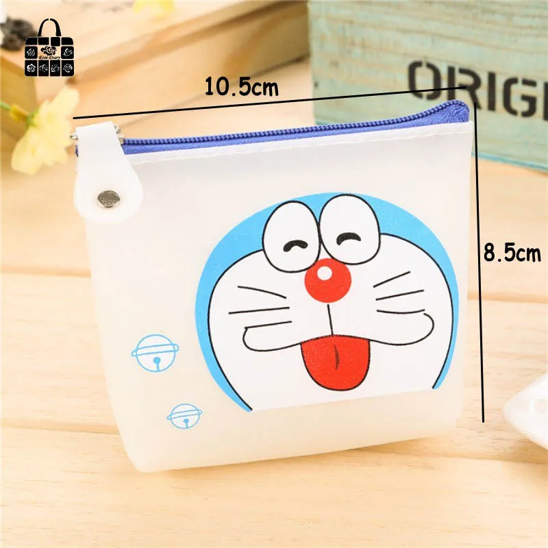 1 шт. Роза дневник прекрасный doraemon желеобразный клей кошельки нулевой бумажник