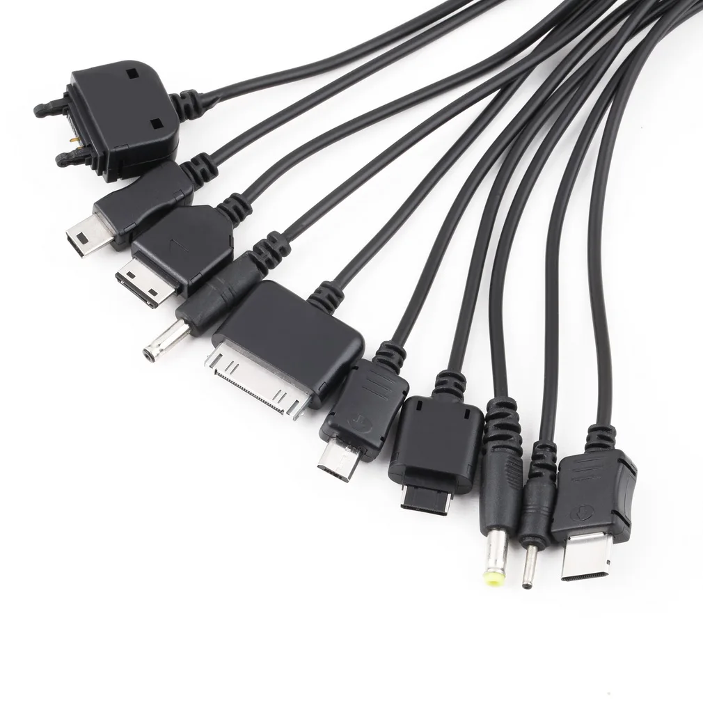 Абсолютно новый 10 в 1 USB мульти зарядное устройство выдвижной телефонный кабель