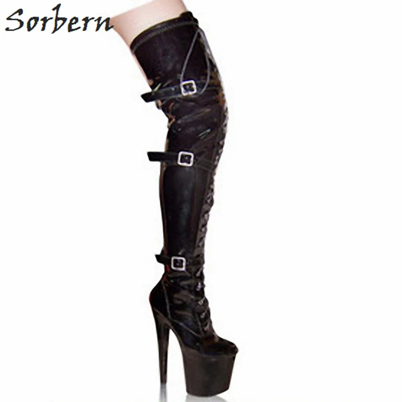 Женские сапоги на очень высоком каблуке 20 см платформе|boots 20cm|knee boots womenover knee womens |