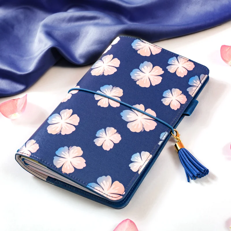 Lovedoki Be Beautiful Like Summer Flowers Spiral кожаный чехол для записной книжки ежедневник
