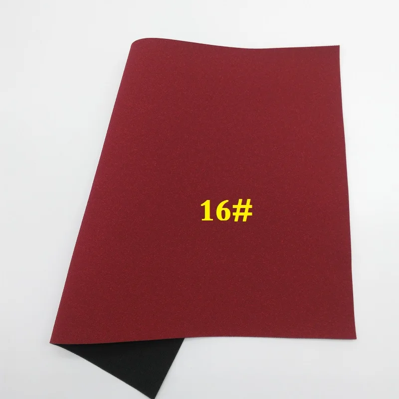 16 Glitterwishcome 21X29 см A4 размер винил для бантов замша кожа Fabirc искусственная кожа листы для бантов, GM382A - Цвет: 16