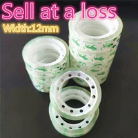 12mm small office s1 transparent tape students adhesive tape packaging supplies drop shipping free shipping