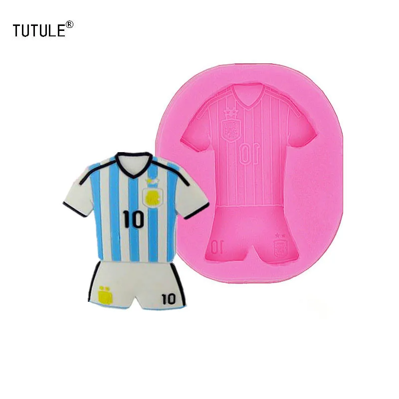 

Gadgets- Fondant Cake Decorating Tools Messi Shirts Fondant Cake Decorating Mold Chocolate Baking Tool Decoration Dessert