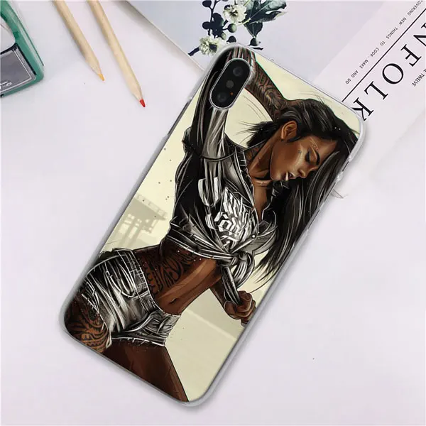 15 Сексуальный рукав тату девушка чехол для телефона s для Apple iPhone 7 8 Plus 6 6s Plus X XS XR XS MAX 5 5S чехол для телефона - Цвет: 15