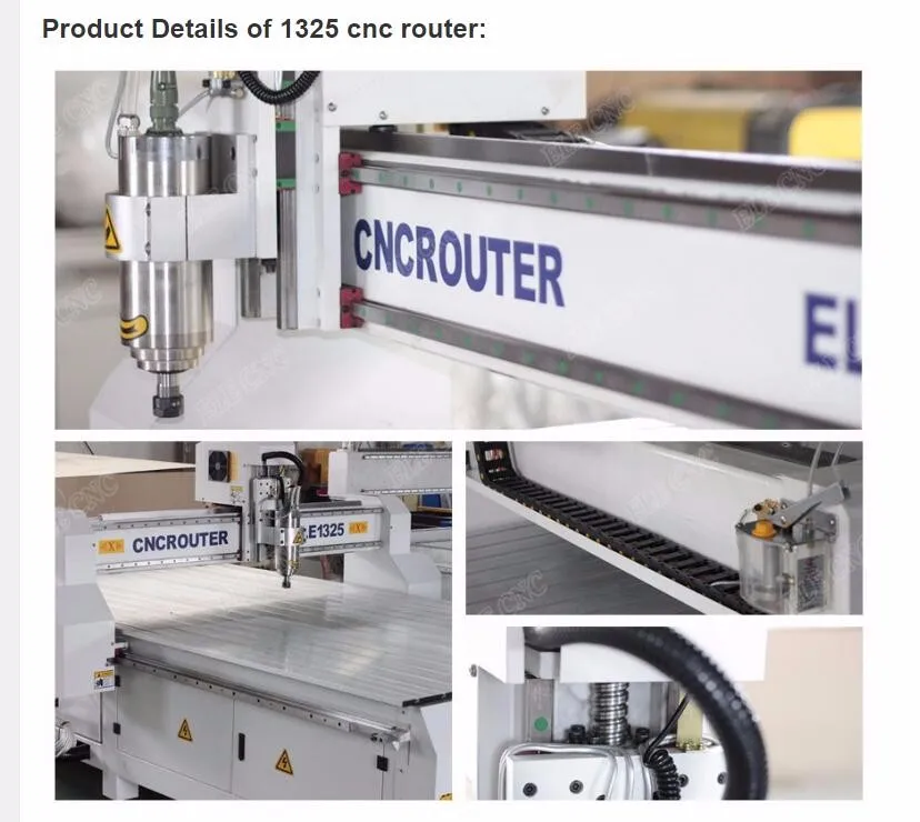 Агент хотел CNC мельница ELE1325 для Solidwood, MDF, алюминий, Alucobond, ПВХ, пластик, пена, камень, древесина маршрутизатор