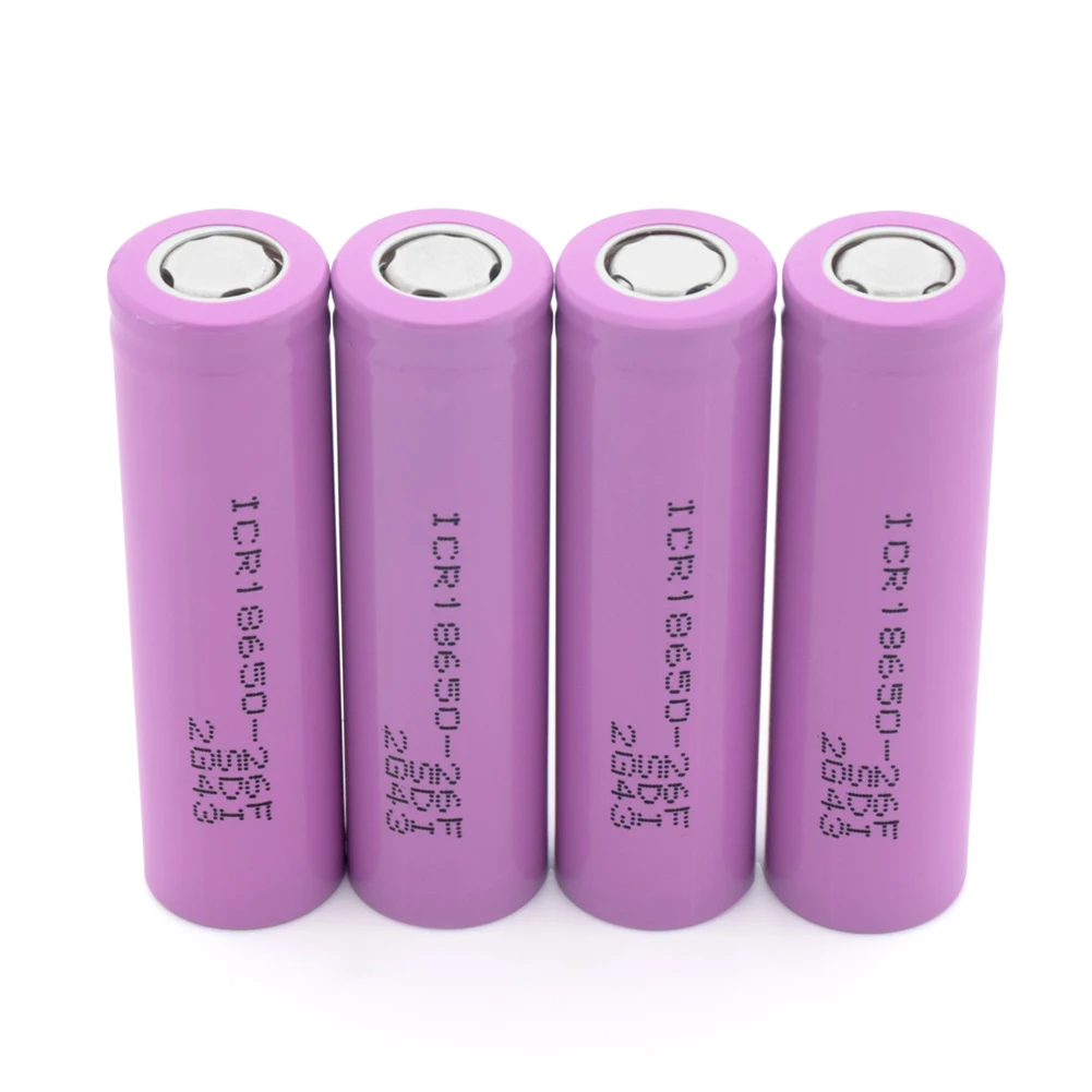 4 pieces 1/2/4/6/8/10 шт. 3,7 V Напряжение Высокая утечка 20A 18650 Батарея розового цвета с плоским верхом Перезаряжаемые 2600 мАч ICR 18650 литий-ионная литиевая Батарея - Цвет: 4 pieces
