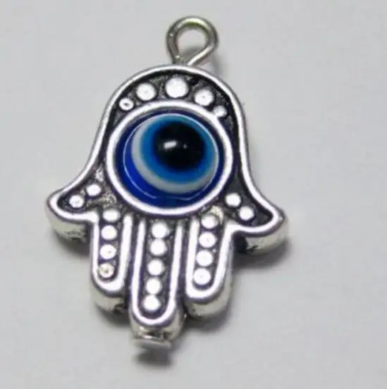 10 шт. подвеска в виде глаза демона|silver heart key chain|silver castlesilver craft |