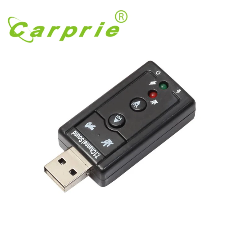 Новый мини USB 2 0 3D Виртуальная 12 Мбит/с внешняя 7 1 канальный Аудио Звуковая карта