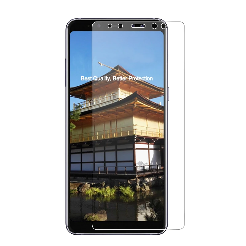 

Высококачественное 9H 2.5D Закаленное стекло для Samsung Galaxy A8 A9 A7 A5 2018 Защита экрана для Samsung A9 2018 защитная пленка