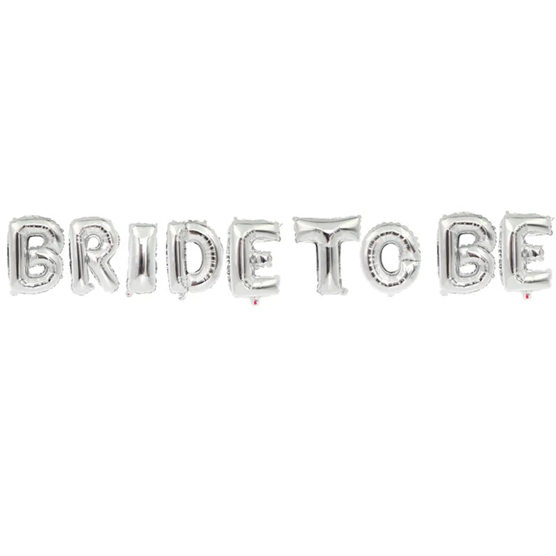 16 дюймовые буквы BRIDE TO BE свадебные украшения ремесла мальчивечерние декоративные