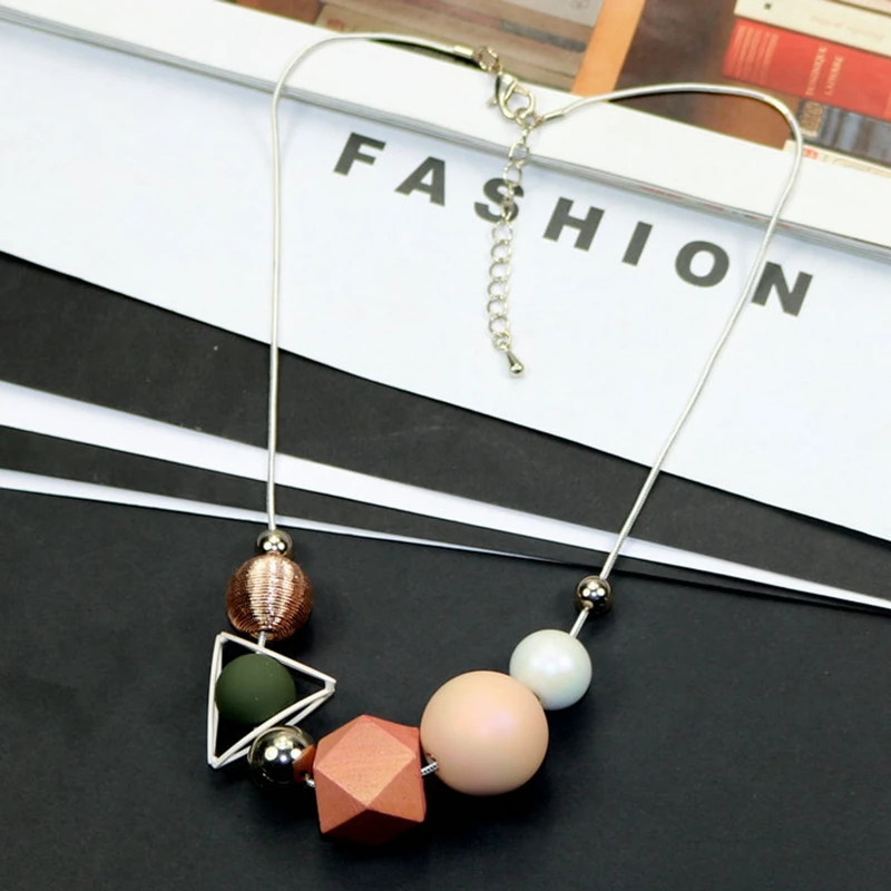Новинка 2018 корейская мода короткое ожерелье популярного цвета Женская цепочка