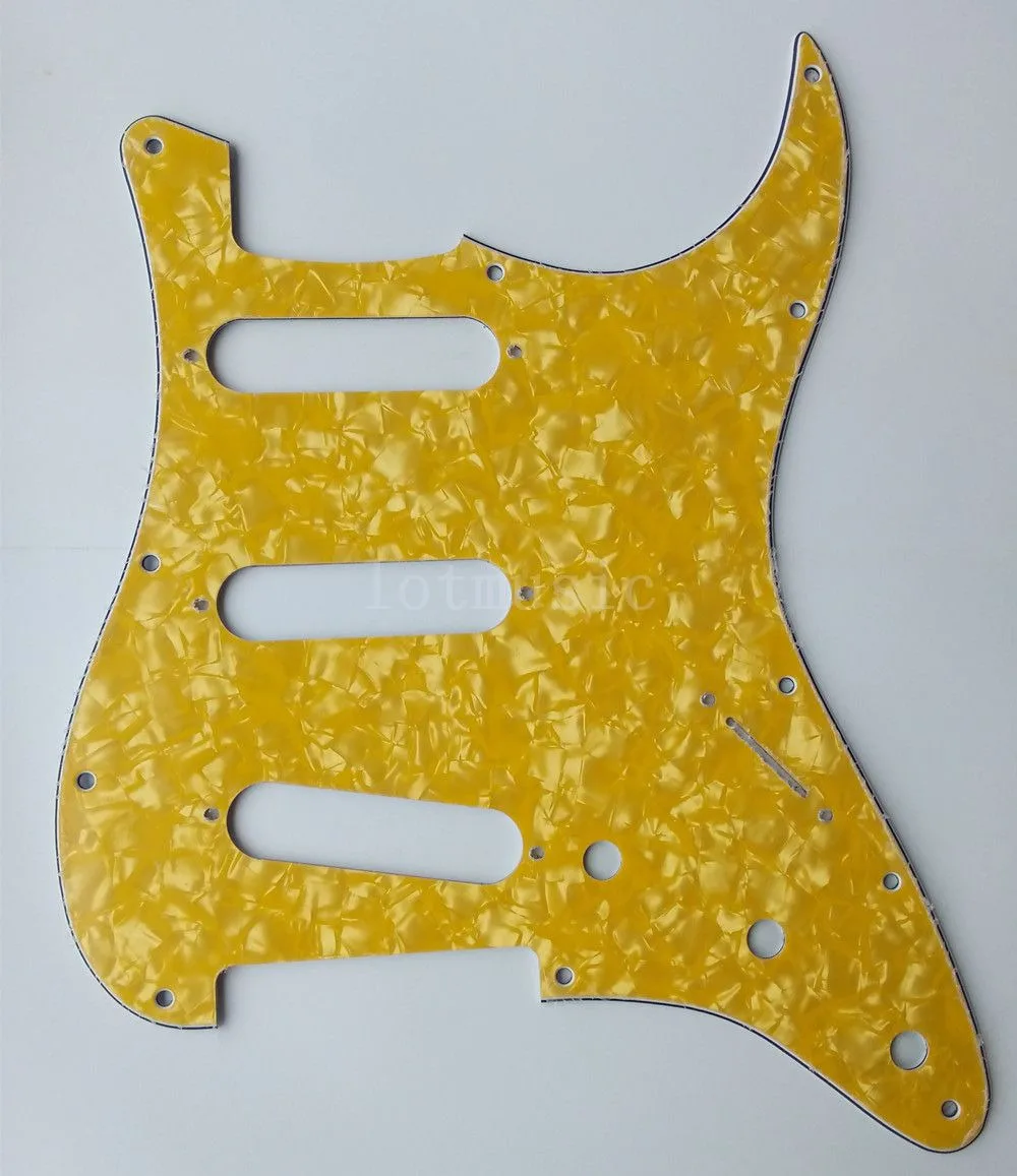 2 шт 3 слойный золотой жемчуг палка для Fender Strat Гитара Замена|pick guard|strat pick guardguitar guard