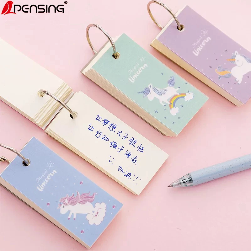 Kawaii Единорог планировщик наклейки Симпатичные Радуга Набор стикеров для Заметок