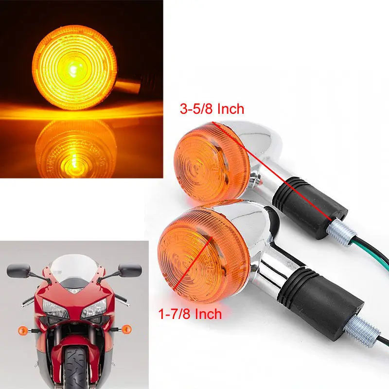 4x Пуля поворотники огни для Suzuki Intruder volasia Boulevard C50 C90 M90/Honda VT Shadow Ace классический 500 700 750 1100