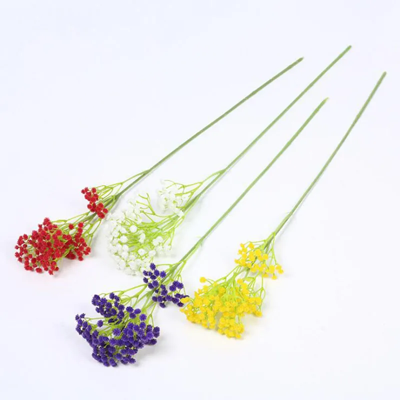 AVEBIEN 2019 Новый Моделирование Гипсофила мягкий клей искусственный цветок Ложные