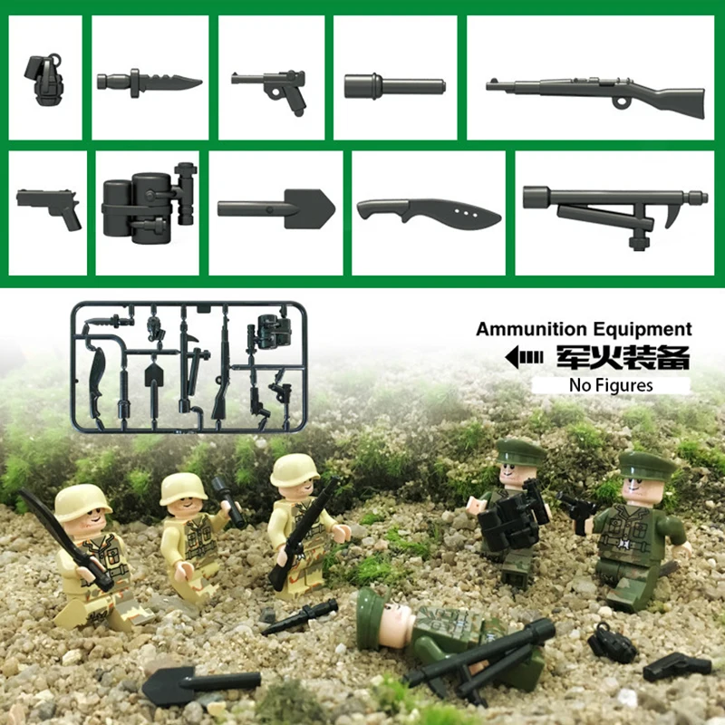 Военная Униформа серии SWAT полицейский Moc Книги об оружии пакет армия кирпич руки