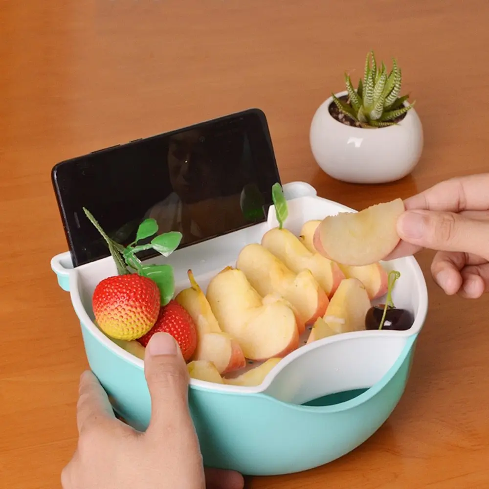 Многофункциональный фруктовый поднос маленький двухслойный фруктовое блюдо