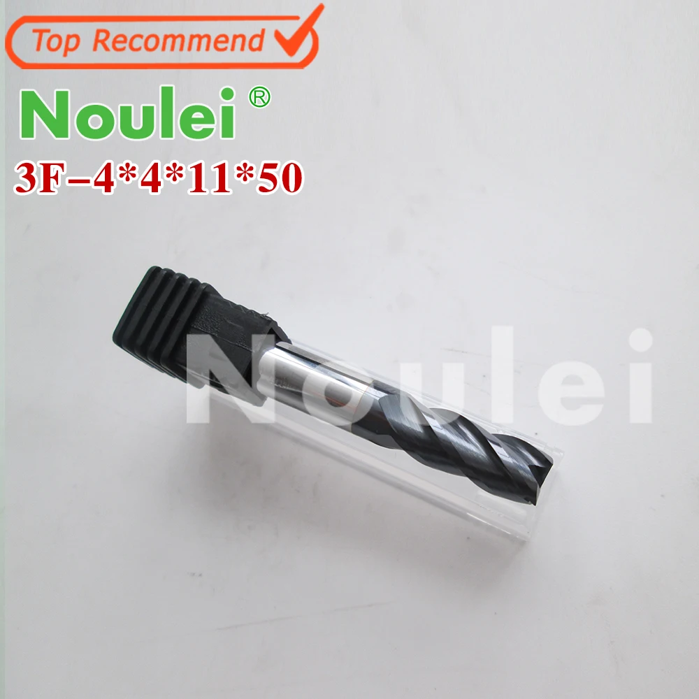 3F-4*4*11*50 алюминиевые карбидные концевые фрезы Концевые Фрезы с ЧПУ токарные