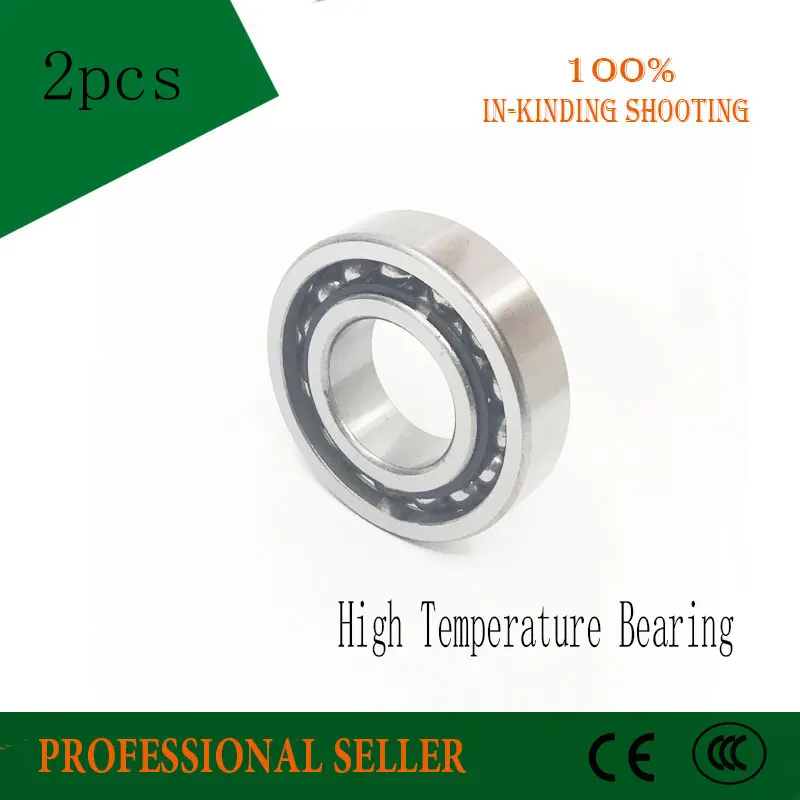 

6815 High Temperature Bearing (2 Pcs) 500 Degrees Celsius 75x95x10mm Thin Section Bearings TH6815 Full Ball Bearing TB6815
