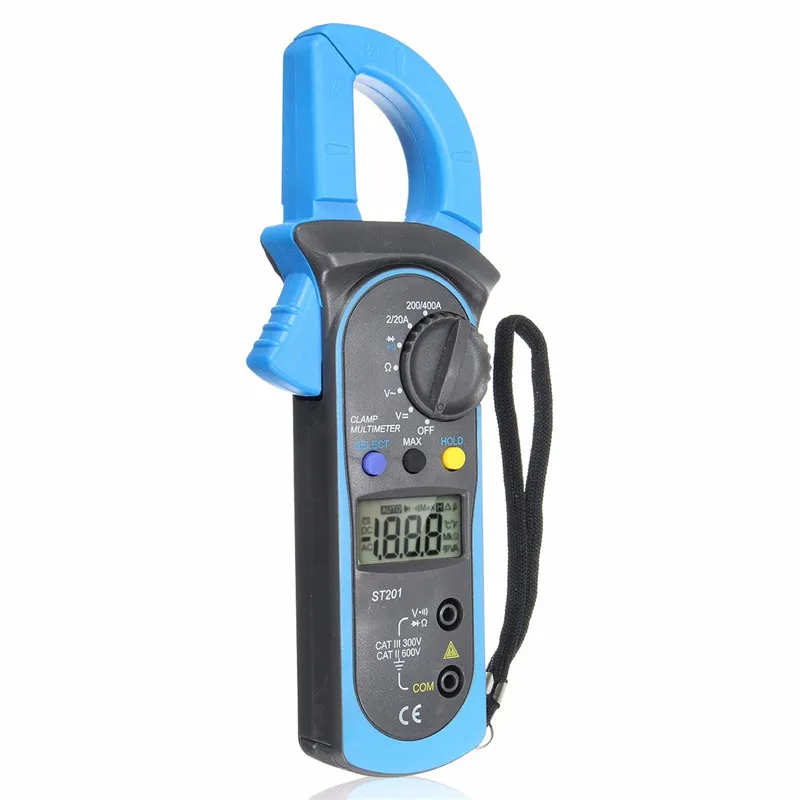 Цифровой мультиметр зажим тестер сопротивления омметра переменного/постоянного