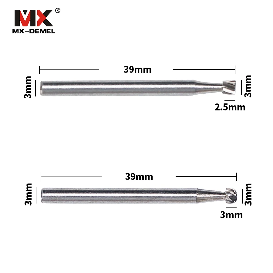 MX-DEMEL 6 шт. HSS Dremel роторный инструмент мини сверла Заусенцы Набор Dremel инструменты для деревообработки резьбы Набор инструментов Dremel аксессуары