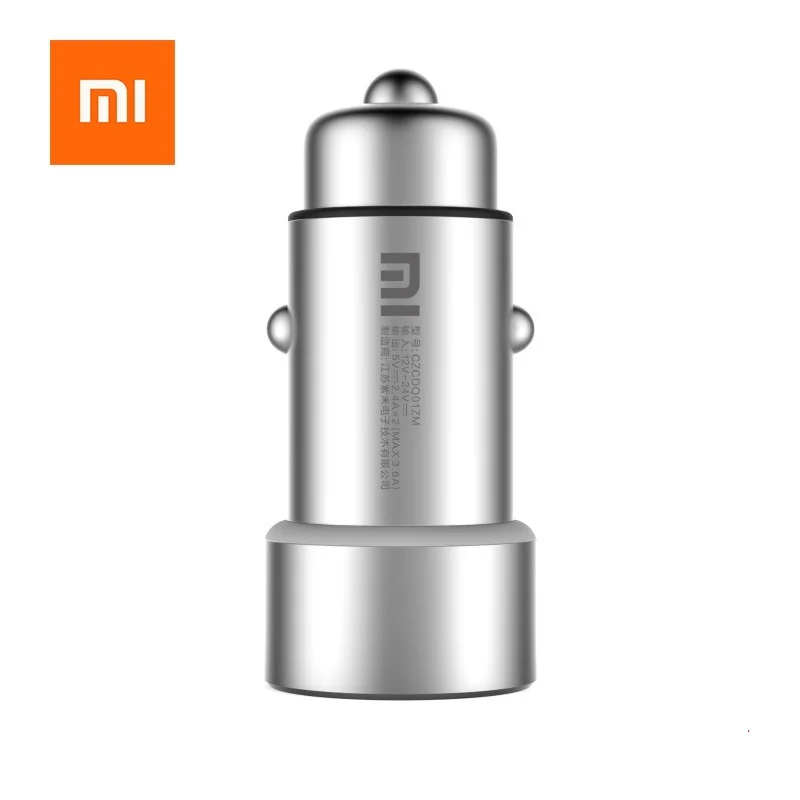 Xiaomi Mi автомобиля зарядное устройство 2 in 1 двойной USB порты и разъёмы адаптер