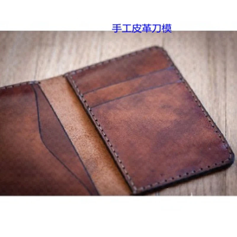 Сделай Сам кожаное ремесло искусственный бумажник высекальный Нож Форма ручной