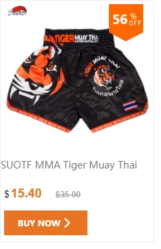 SUOTF ММА Тигр Муай Тай Бокс бокс матч Санда тренировочные дышащие шорты Муай одежда тайская бокс Тигр Муай Тай ММА
