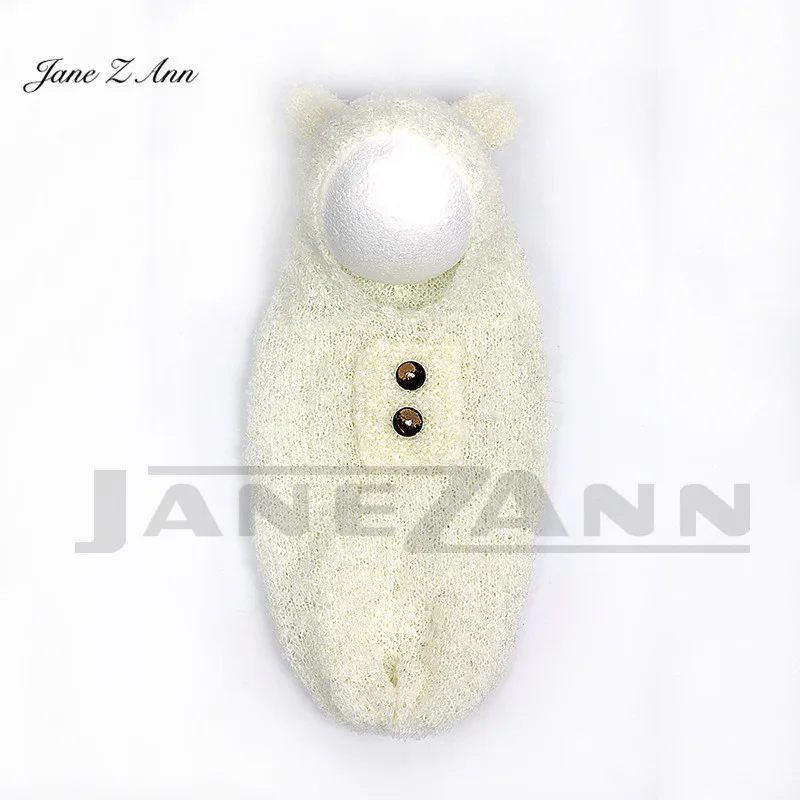 Jane Z Ann/Одежда для фотосъемки новорожденных; Детские спальные мешки с капюшоном; студийные аксессуары для фотосессии; новое поступление - Цвет: beige