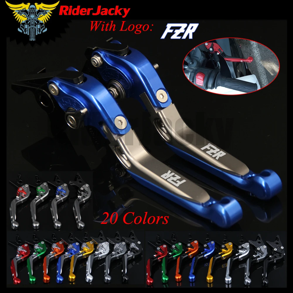 Рычаги тормозной муфты RiderJacky с логотипом FZR для мотоцикла ЧПУ Yamaha FZR600 R 1994 1995 94 95
