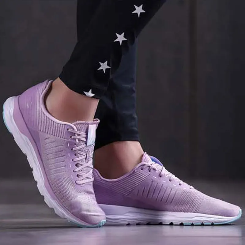 Li-Ning/женские кроссовки для бега; светильник; спортивная обувь с подкладкой; дышащие кроссовки для фитнеса; ARBN006 SAMJ18