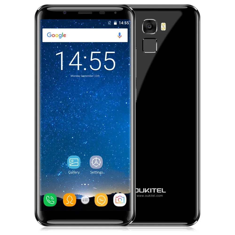 OUKITEL K5000 Smartphone 5.7 Inch 4G Phablet Android 7.0 MTK6750T Octa Core 1.5GHz 16.0MP Rear Camera Fingerprint Scanner Phone | Мобильные