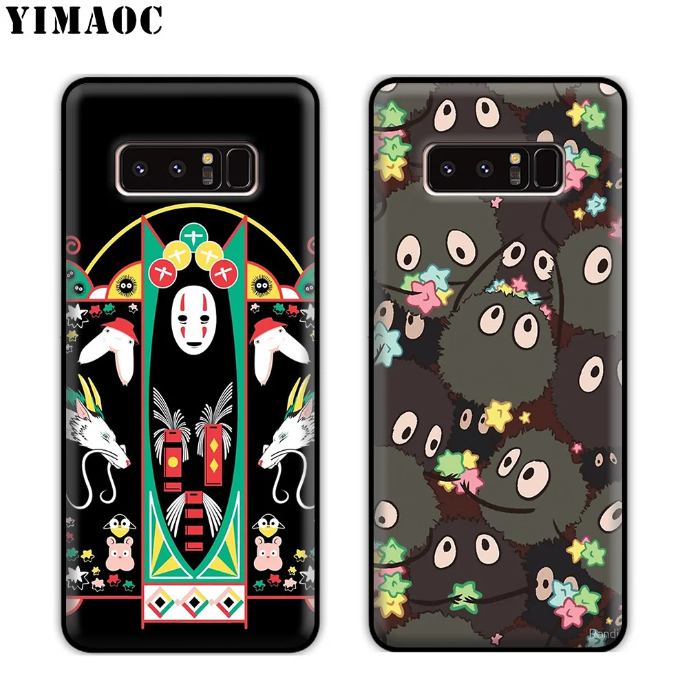YIMAOC Spirited Away Anime Soft Silicone Case for Samsung Galaxy S10 S10e S9 S8 Plus S7 S6 Edge J6 Cover |