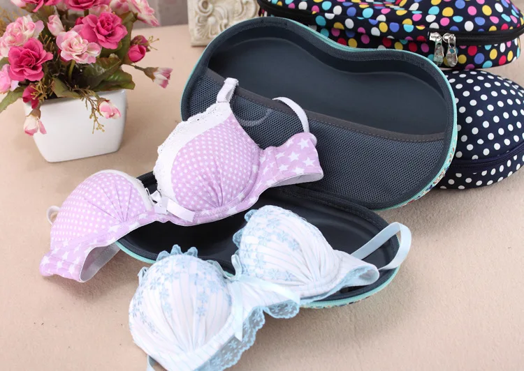 50pcs/lot Pastoral portable travel pouch underwear briefs creative anti-pressure stereotypes bra admission package | Дом и сад