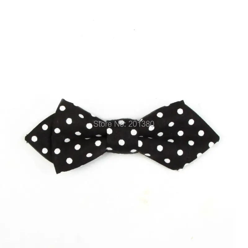 Модный галстук бабочка для мальчиков хлопок 2019 новый в клетку горошек Детская